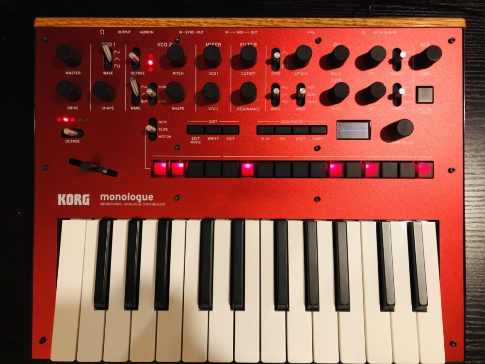 タイムセール korg monologue RED レッド asakusa.sub.jp